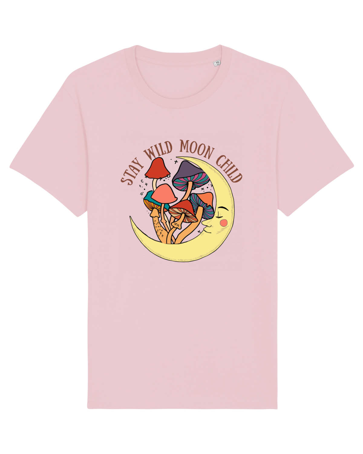 Tricou mânecă scurtă Unisex Rocker Cotton Pink