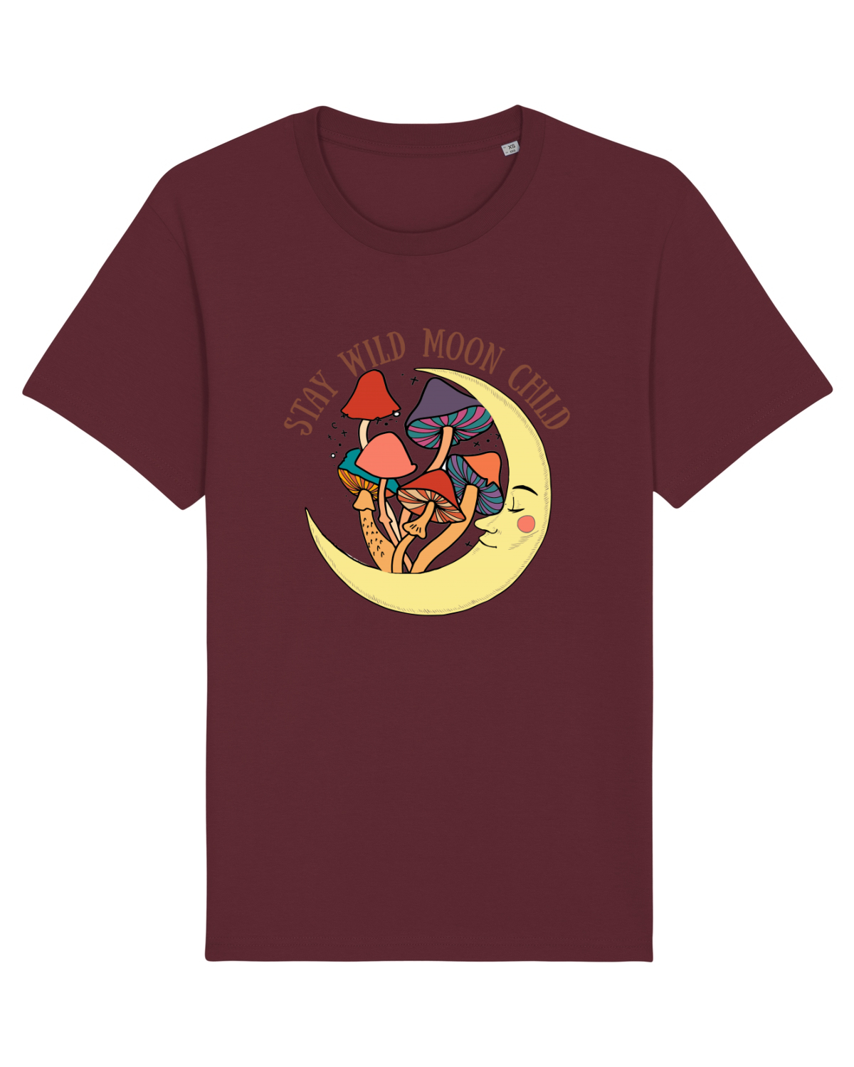 Tricou mânecă scurtă Unisex Rocker Burgundy
