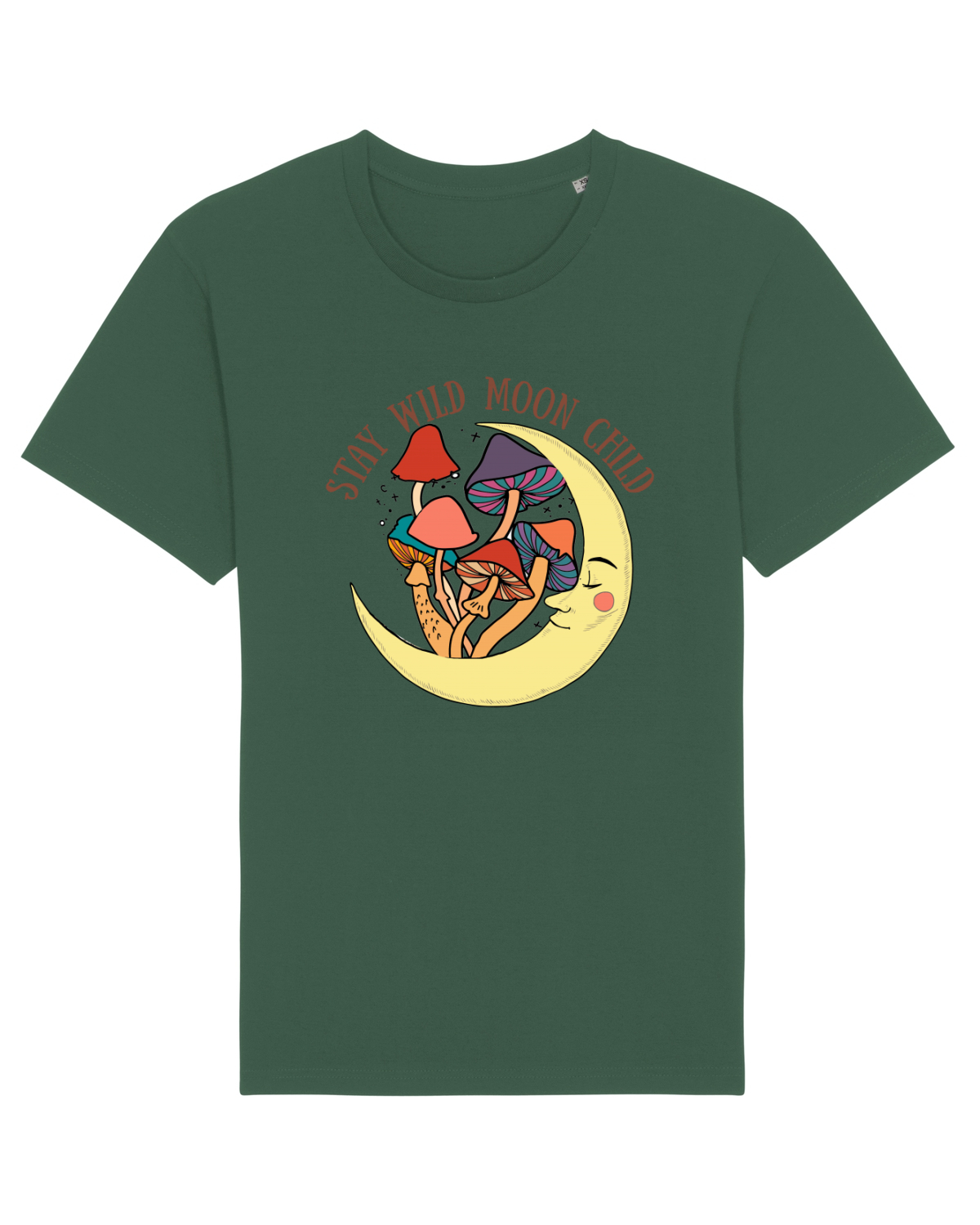 Tricou mânecă scurtă Unisex Rocker Bottle Green