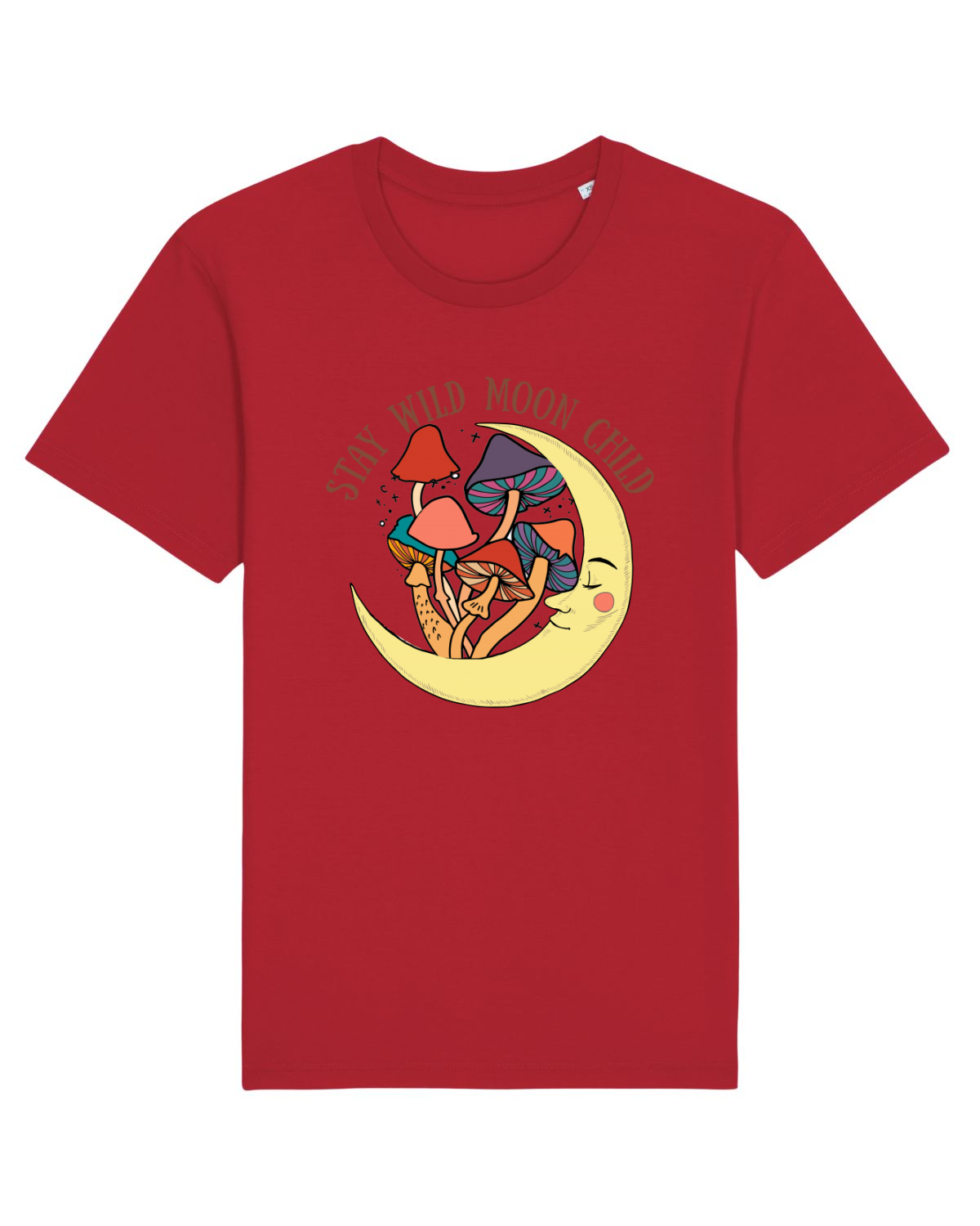 Tricou mânecă scurtă Unisex Rocker Red
