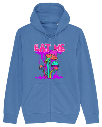 Eat Me Mushroom Hippie Bright Blue