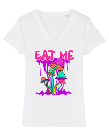 Eat Me Mushroom Hippie White