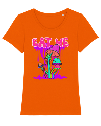 Eat Me Mushroom Hippie Bright Orange