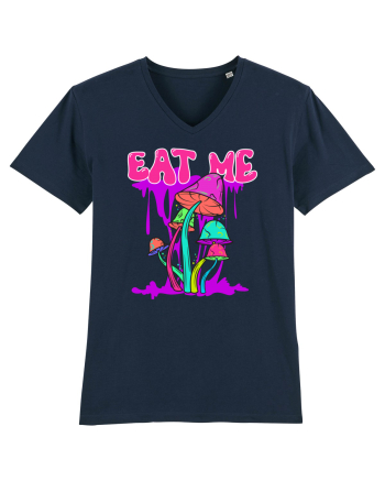 Eat Me Mushroom Hippie French Navy