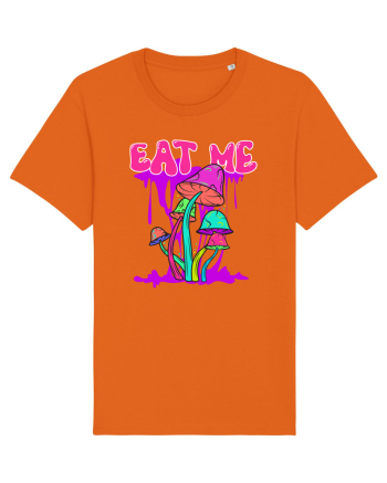 Eat Me Mushroom Hippie Bright Orange