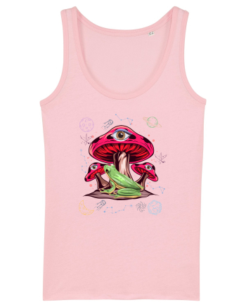  Frog Mushroom Galaxy Psychedelic Cotton Pink