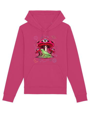  Frog Mushroom Galaxy Psychedelic Raspberry