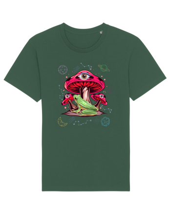  Frog Mushroom Galaxy Psychedelic Bottle Green