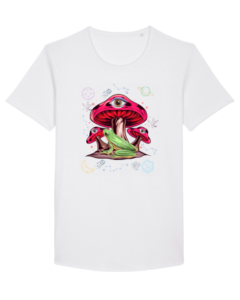  Frog Mushroom Galaxy Psychedelic White