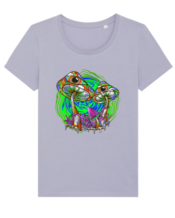 Trippy Psychedelic Mushroom Eyes Lavender