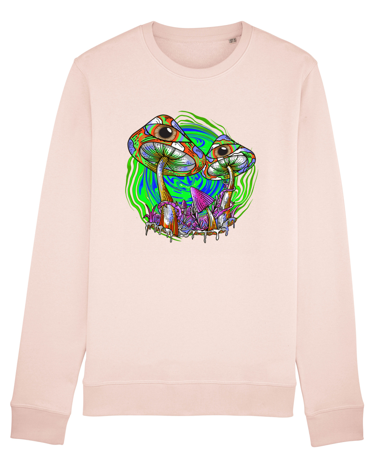 Bluză mânecă lungă Unisex Rise Candy Pink