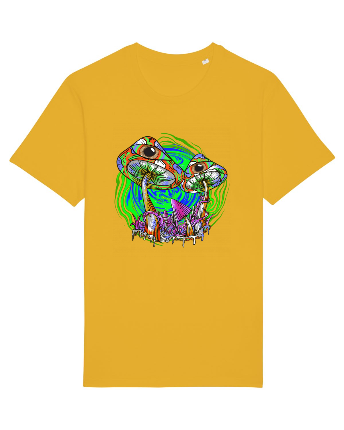 Tricou mânecă scurtă Unisex Rocker Spectra Yellow