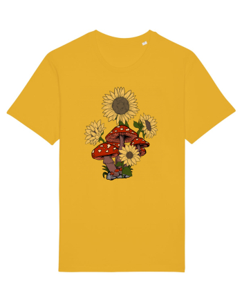 Sunflower Mushroom Psychedelic Spectra Yellow
