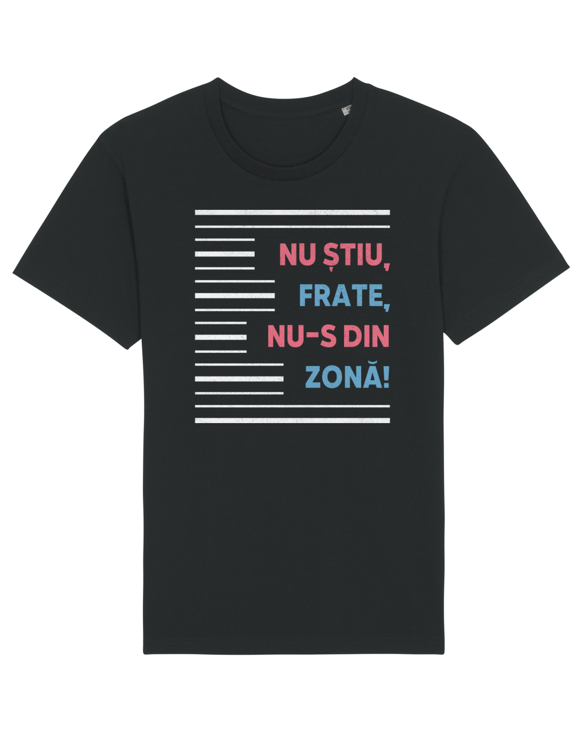 Tricou mânecă scurtă Unisex Rocker Black