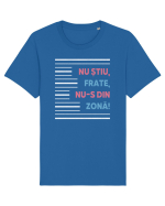 Nu știu, frate, nu-s din zonă! Tricou mânecă scurtă Unisex Rocker