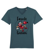 Fasole bătută Tricou mânecă scurtă guler V Bărbat Presenter