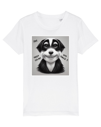 smile dog White