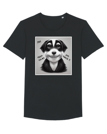 smile dog Black
