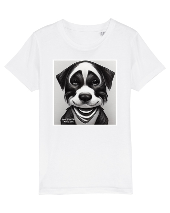 cute dog White
