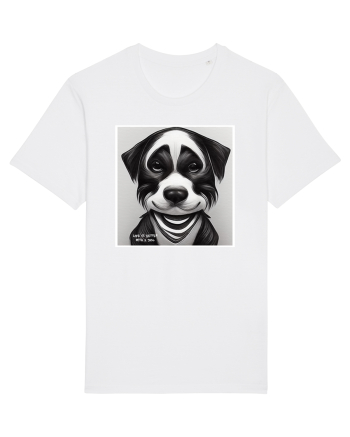 cute dog White