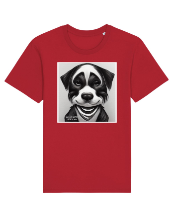 cute dog Red