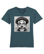 clovn Tricou mânecă scurtă guler V Bărbat Presenter