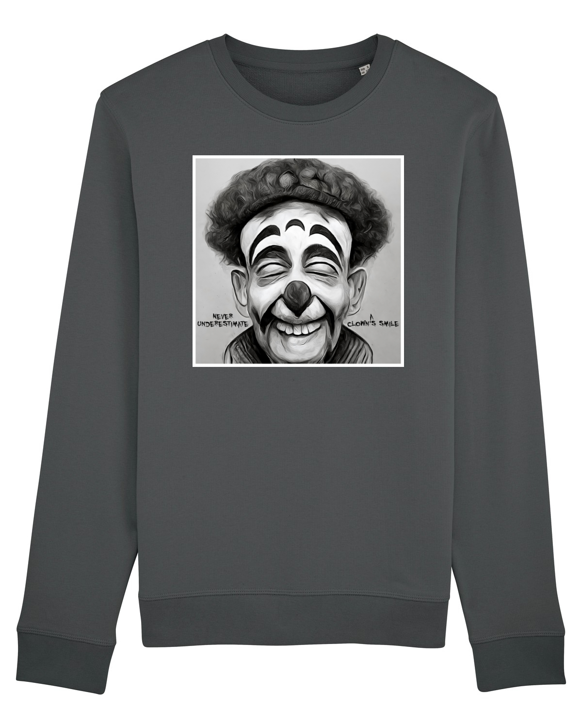 Bluză mânecă lungă Unisex Rise Anthracite