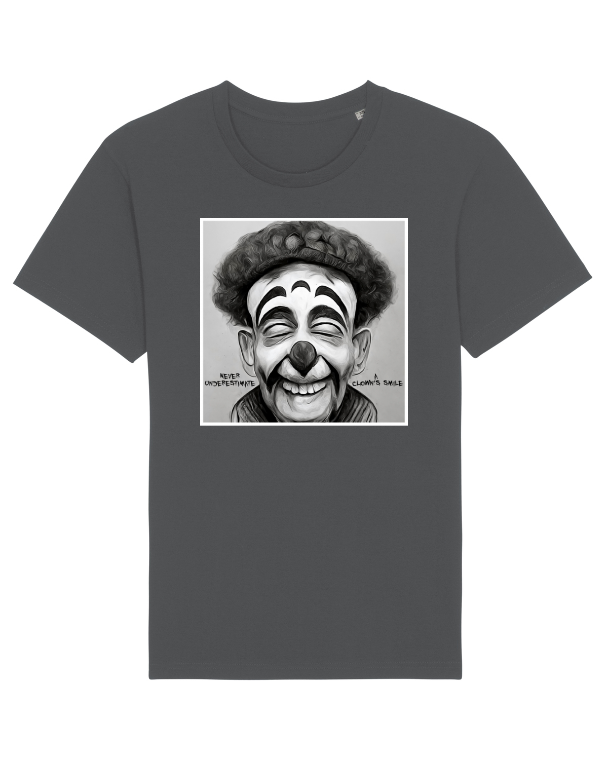Tricou mânecă scurtă Unisex Rocker Anthracite