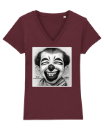 clown Tricou mânecă scurtă guler V Damă Evoker