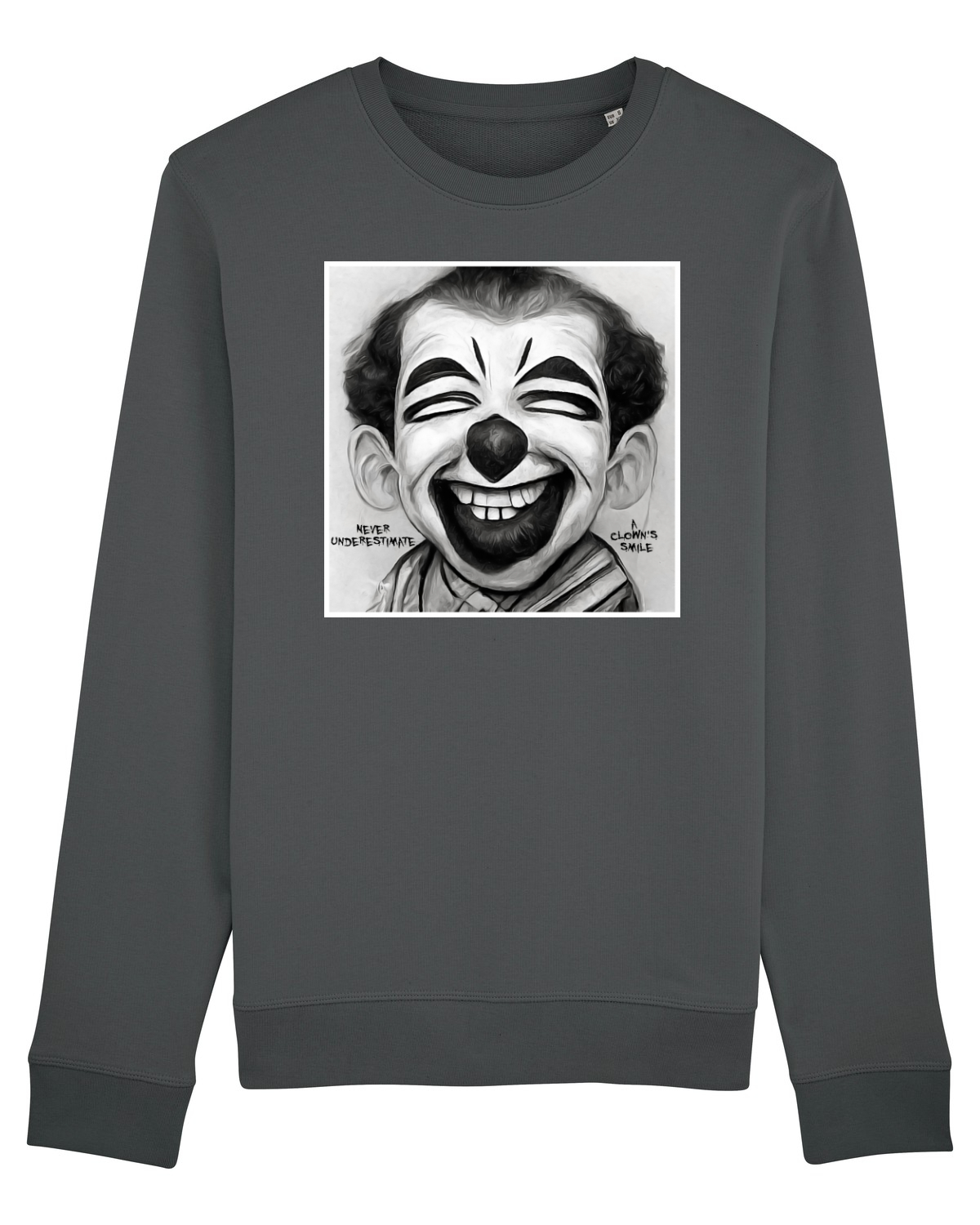 Bluză mânecă lungă Unisex Rise Anthracite