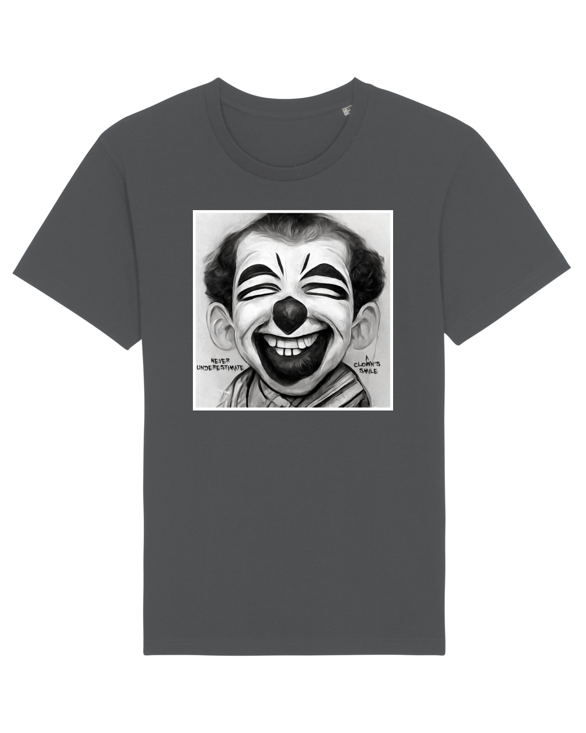 Tricou mânecă scurtă Unisex Rocker Anthracite