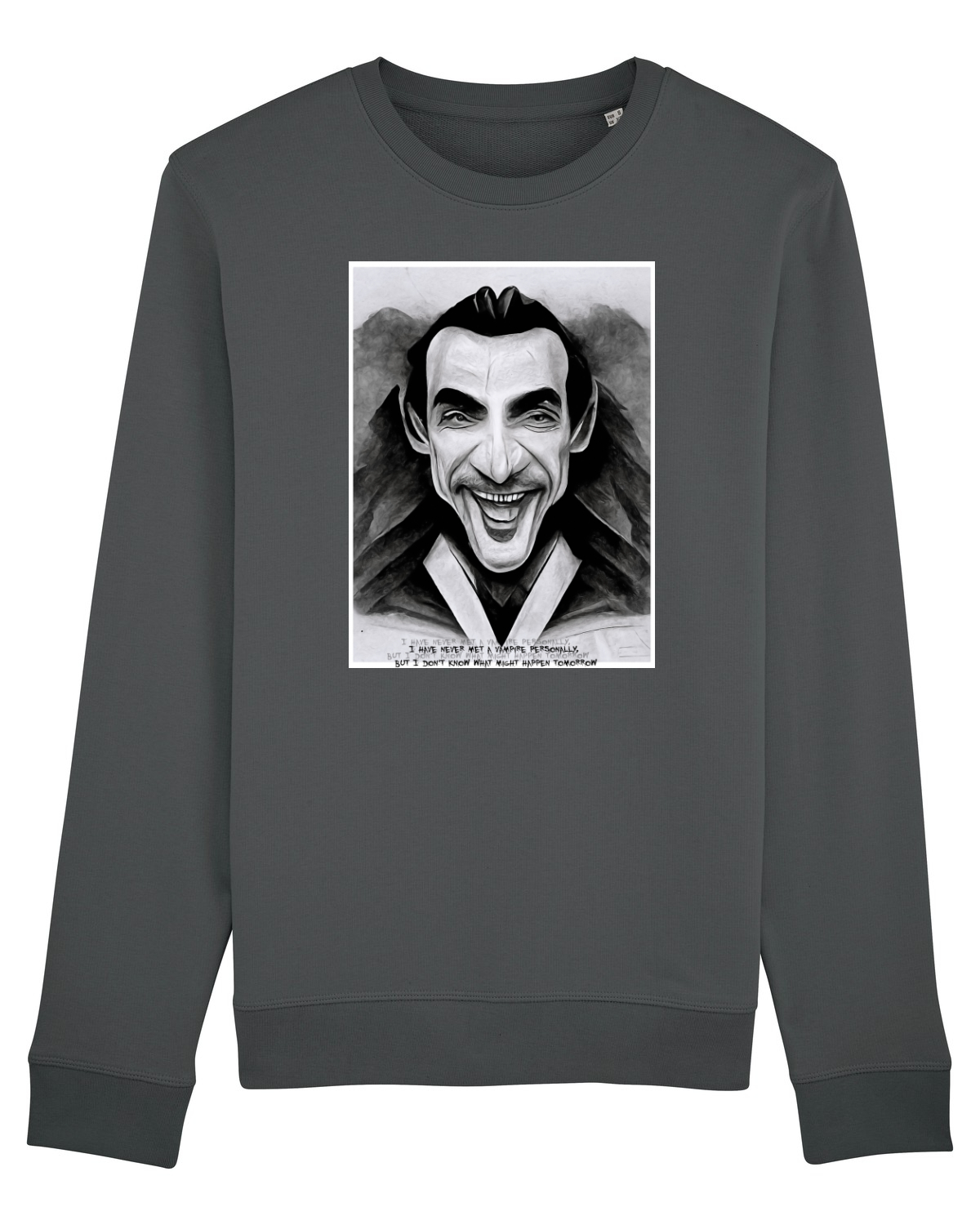 Bluză mânecă lungă Unisex Rise Anthracite