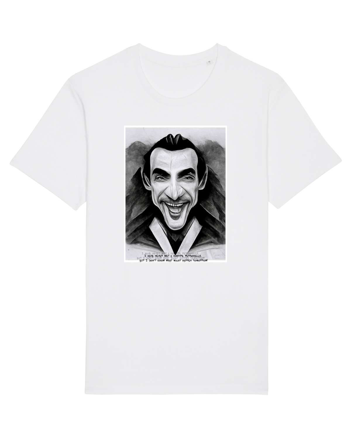 Tricou mânecă scurtă Unisex Rocker White