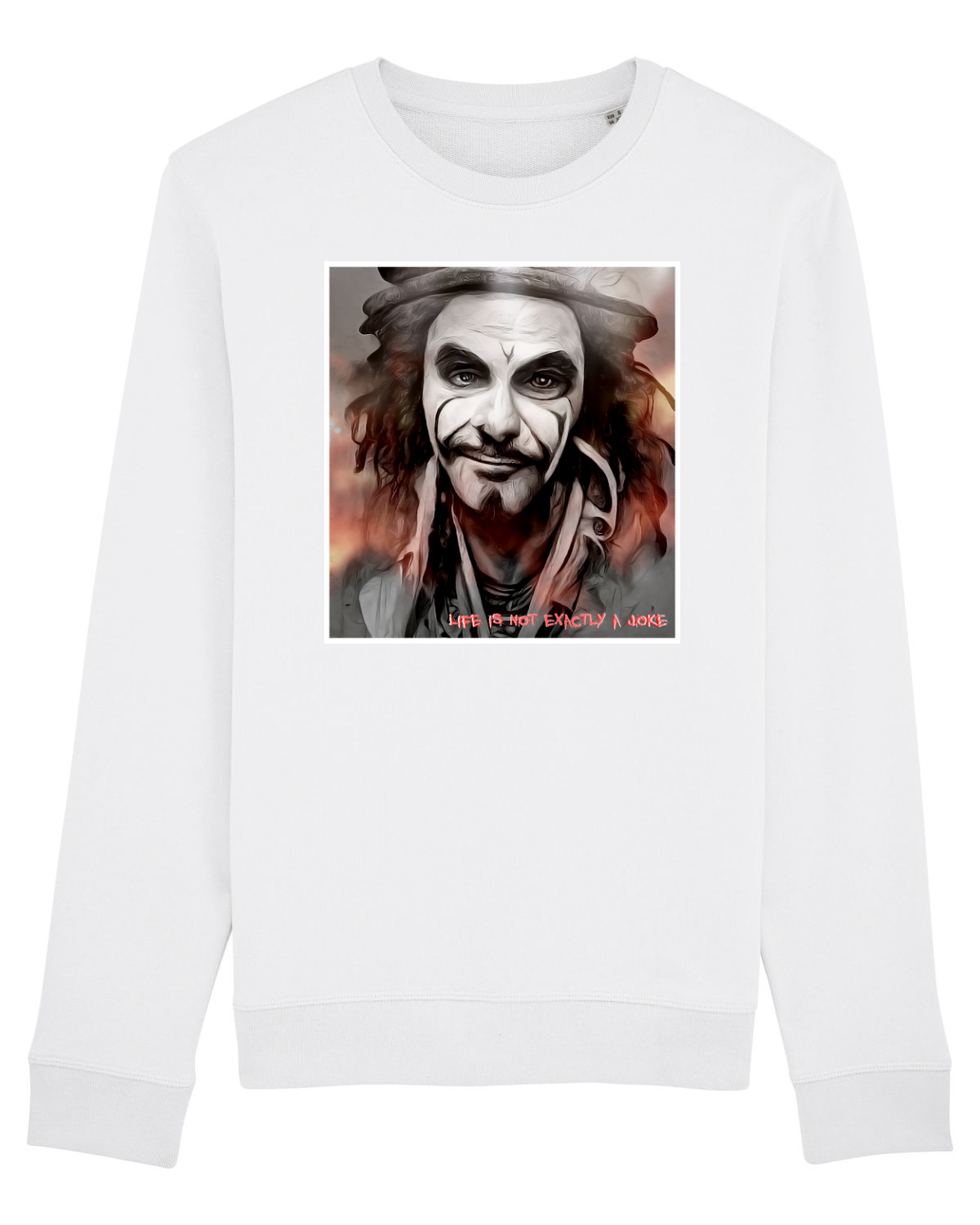 Bluză mânecă lungă Unisex Rise White