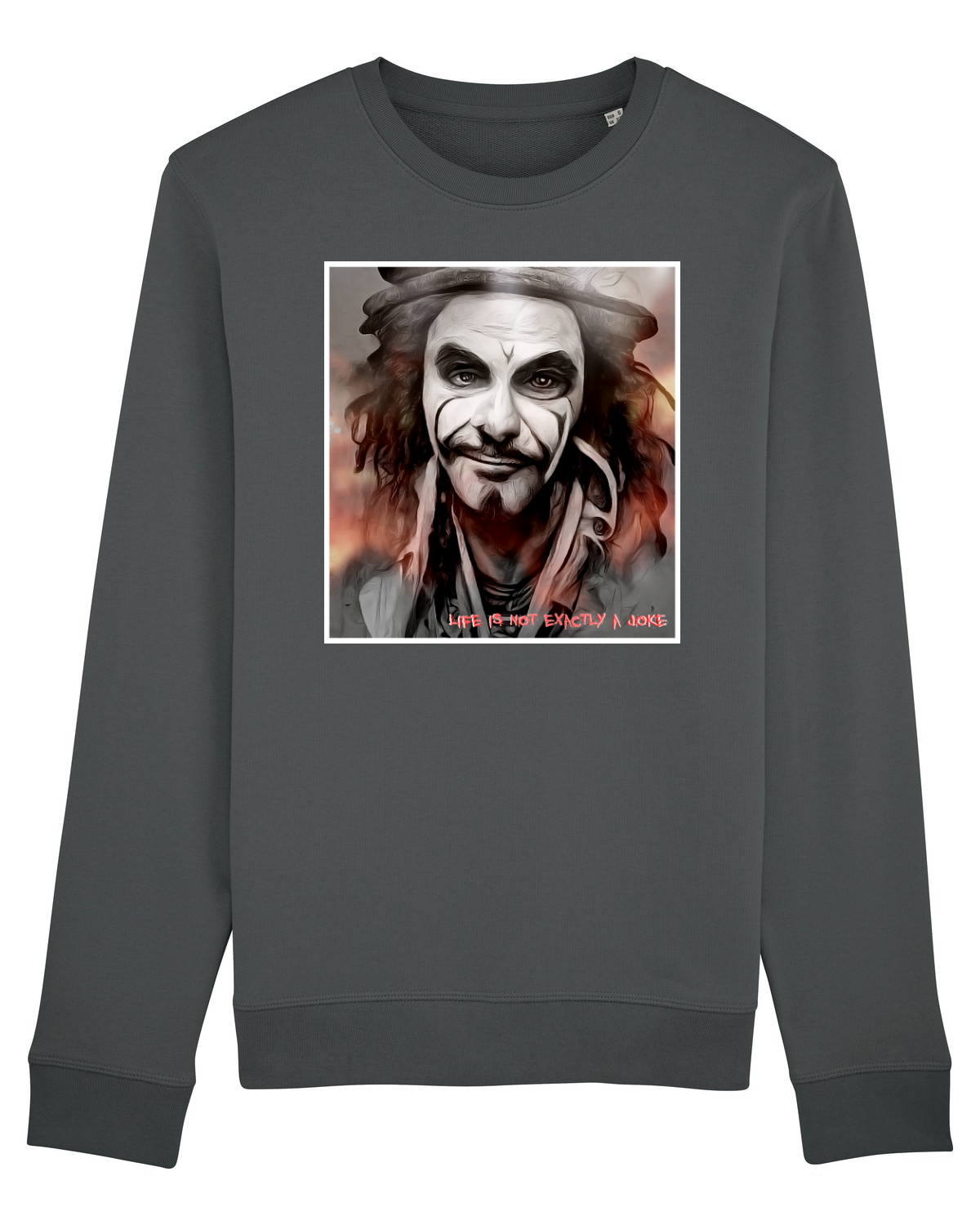 Bluză mânecă lungă Unisex Rise Anthracite