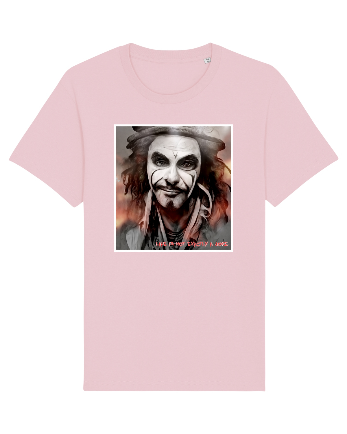 Tricou mânecă scurtă Unisex Rocker Cotton Pink
