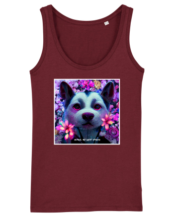 husky little dog Burgundy