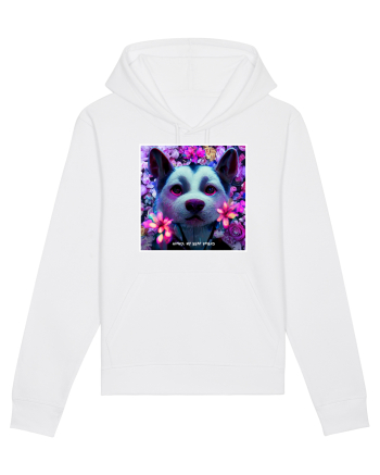 husky little dog White