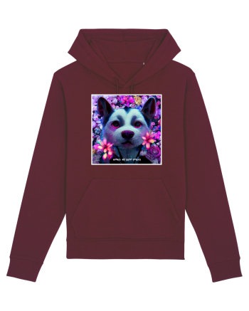 husky little dog Burgundy