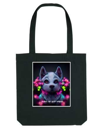 husky puppy Black