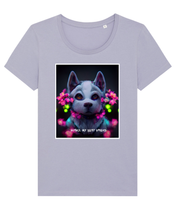 husky puppy Lavender
