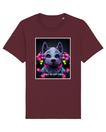 husky puppy Burgundy