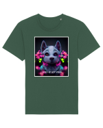 husky puppy Tricou mânecă scurtă Unisex Rocker