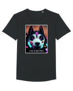 husky siberian dog Tricou mânecă scurtă guler larg Bărbat Skater
