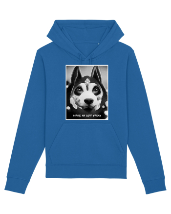 husky black and white Royal Blue