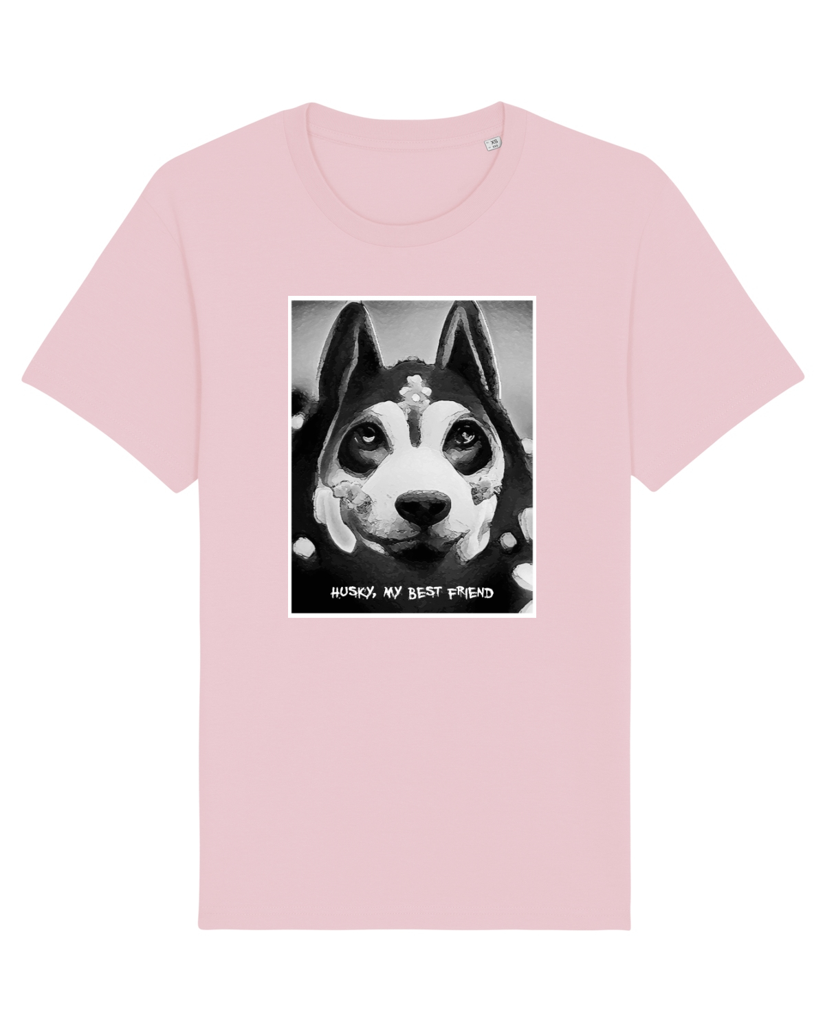 Tricou mânecă scurtă Unisex Rocker Cotton Pink