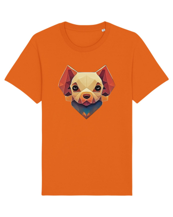 little dog Bright Orange