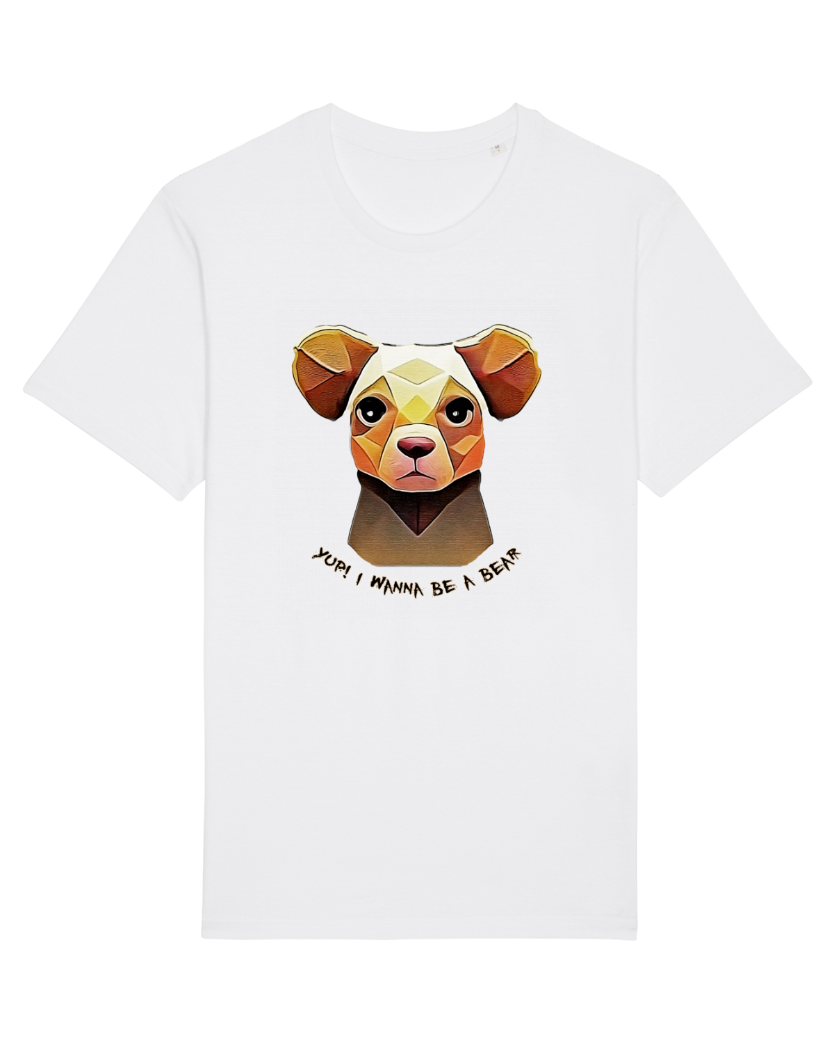 Tricou mânecă scurtă Unisex Rocker White