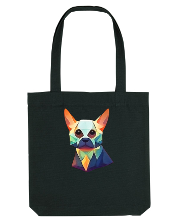 geometric dog Black