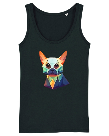 geometric dog Black